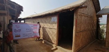 The Humanitarian Association of Arakan completes the construction of a residential village for the Rohingyas refugees in Bangladesh